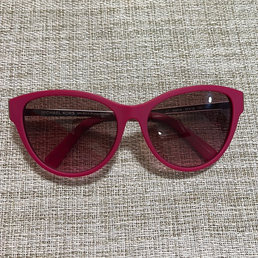 Michael Kors Fuchsia Mk6014 57 Punte Arenas Soft Touch 302414 Sunglasses